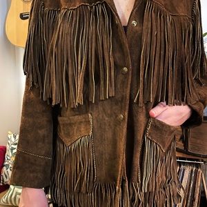 Vintage 1970s Tregos Westwear raw leather Jacket